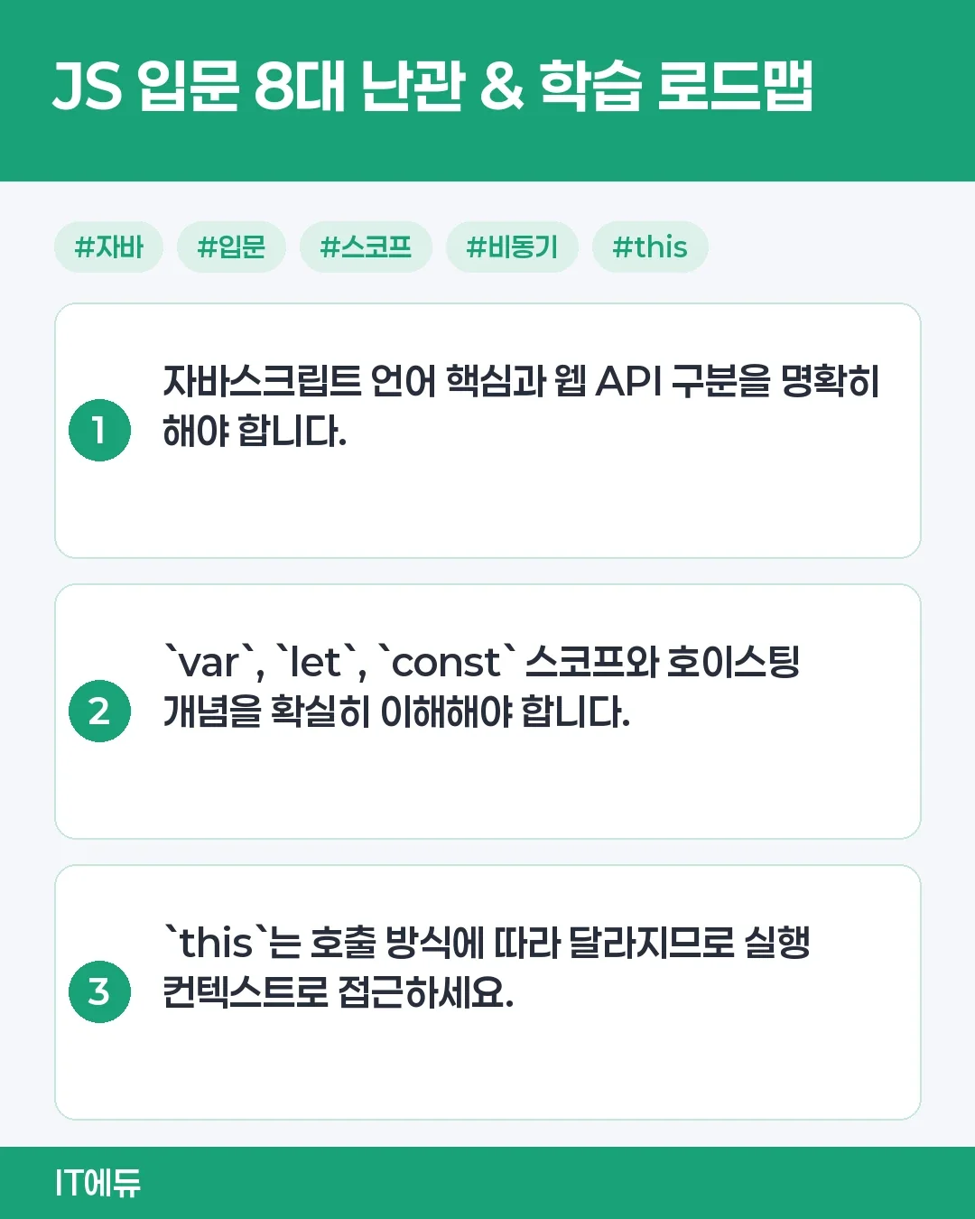 자바스크립트 입문 - 자바스크립트 시작하기