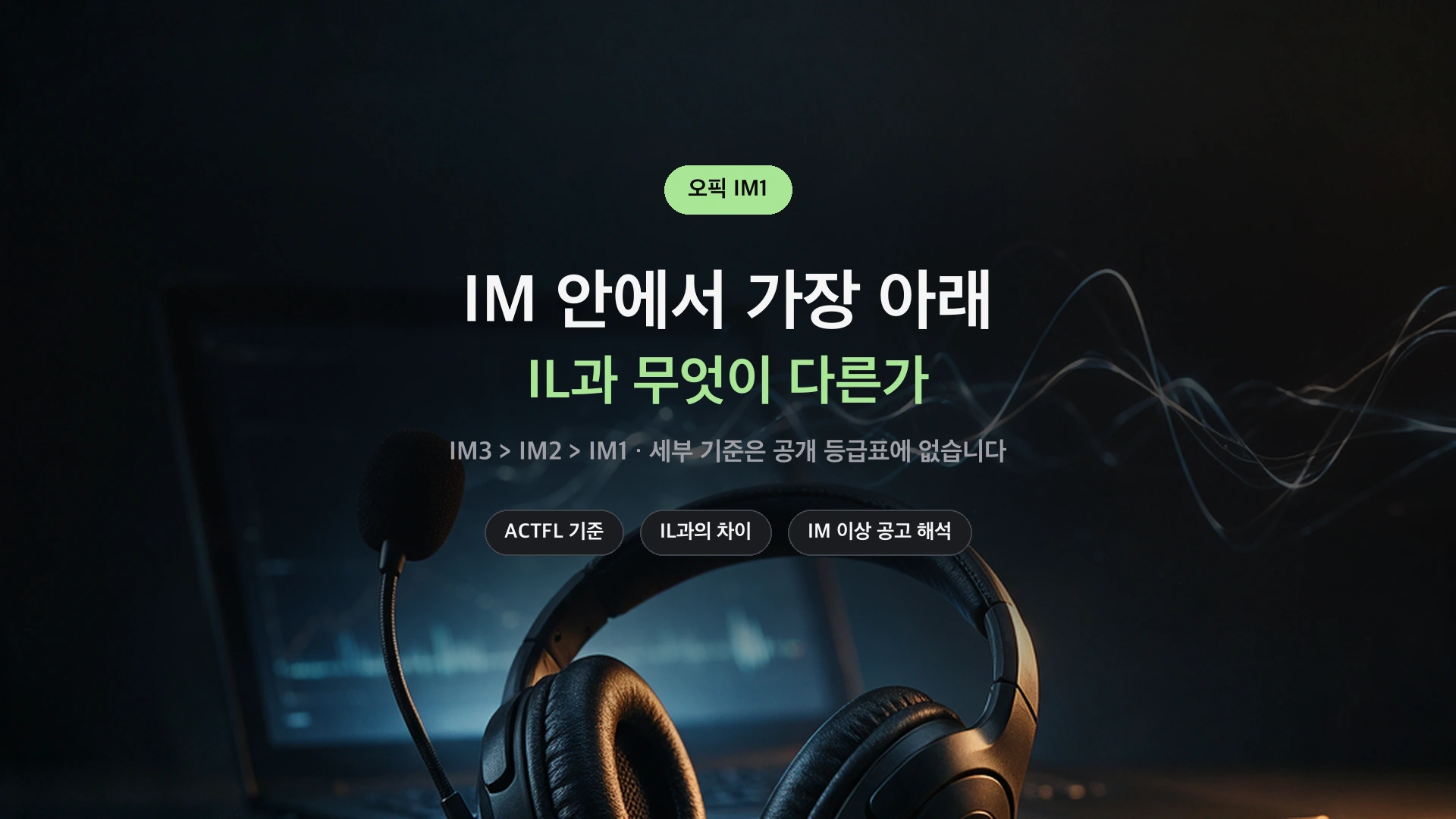 오픽 IM1 수준과 IL 차이 정리 썸네일